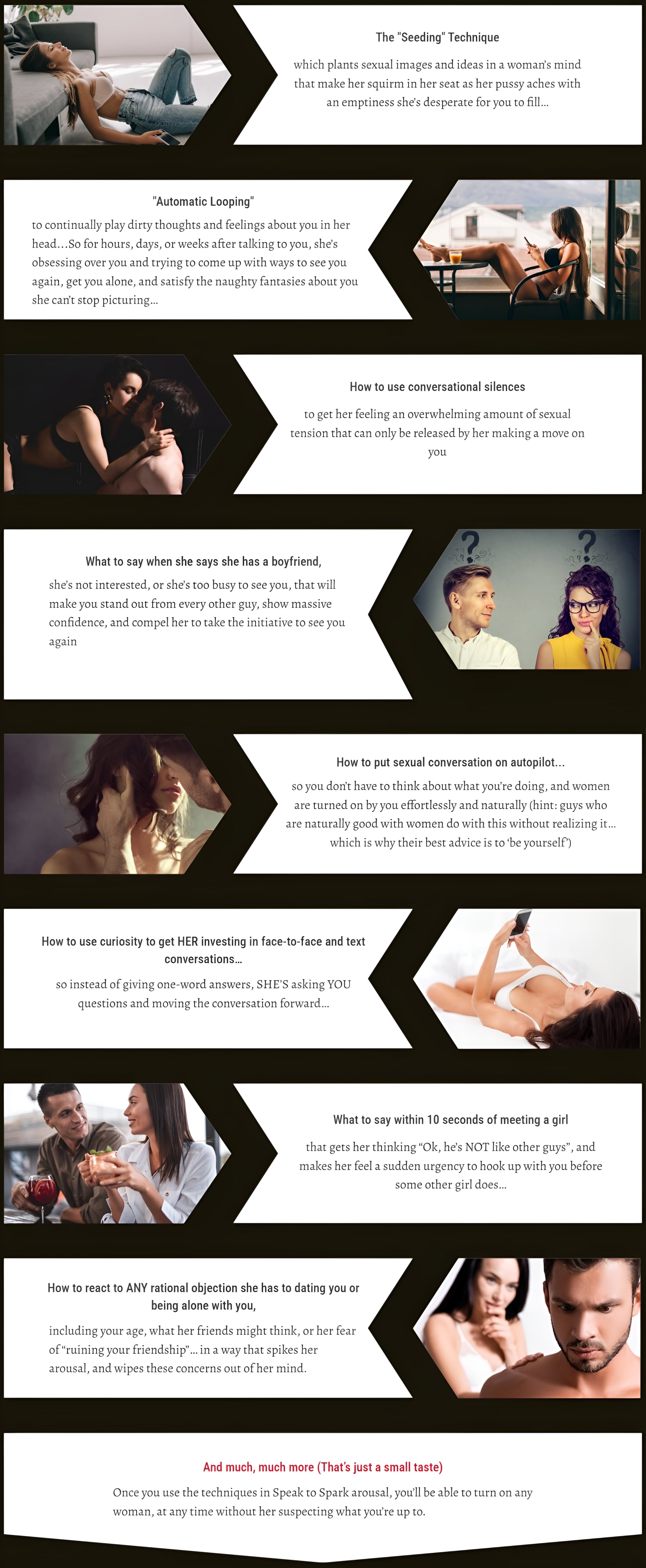 Speak To Spark Arousal